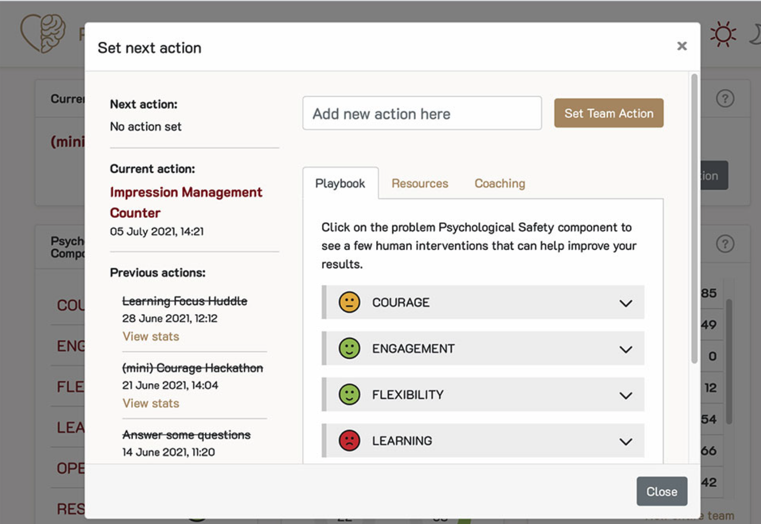 Guided Team Actions playbook